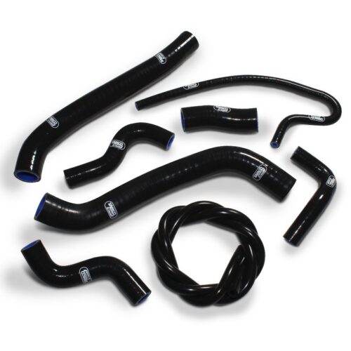 SAMCO HOSE KIT HONDA, 7 PIECE KIT, BLACK, HON-120-BK