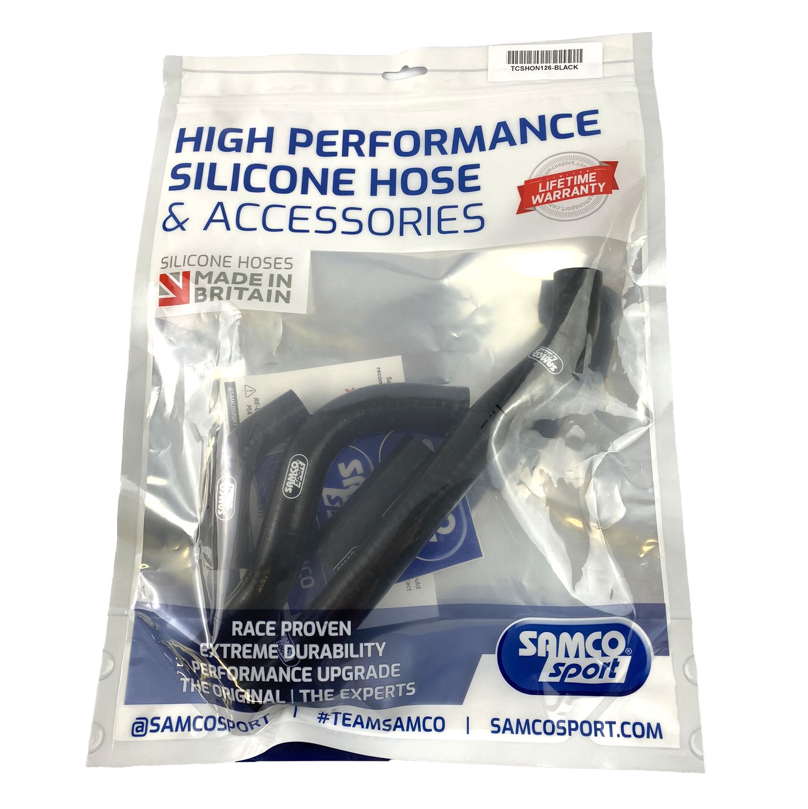 SAMCO HOSE KIT HONDA CRF 250 2022, 4 PIECE KIT, BLACK, HON-126-BK - Image 2