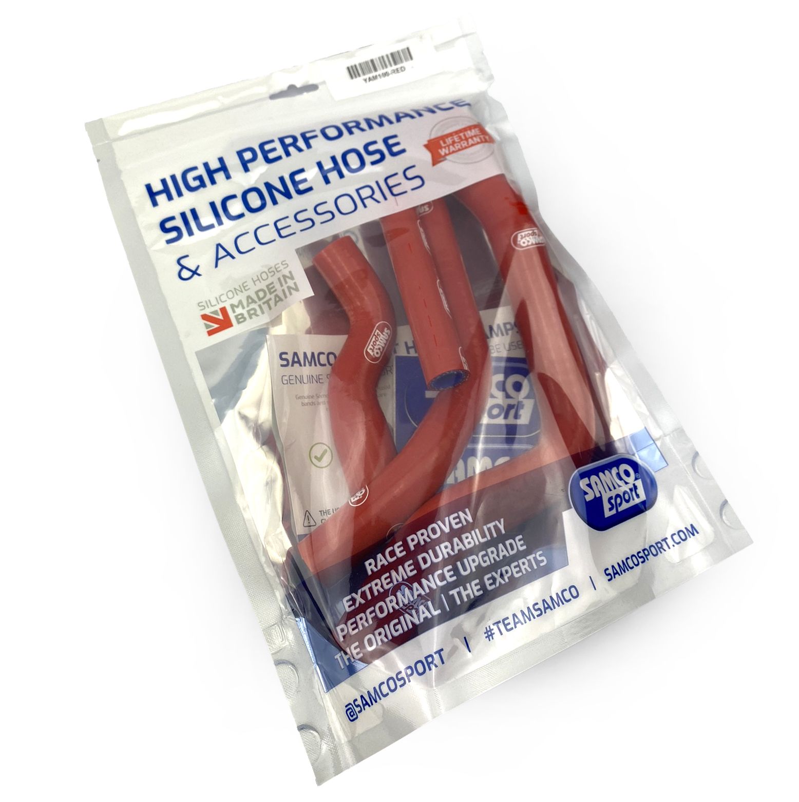 SAMCO HOSE KIT YAMAHA YZF 250 2024, 4 PIECE KIT, RED, YAM-100-RD - Image 2