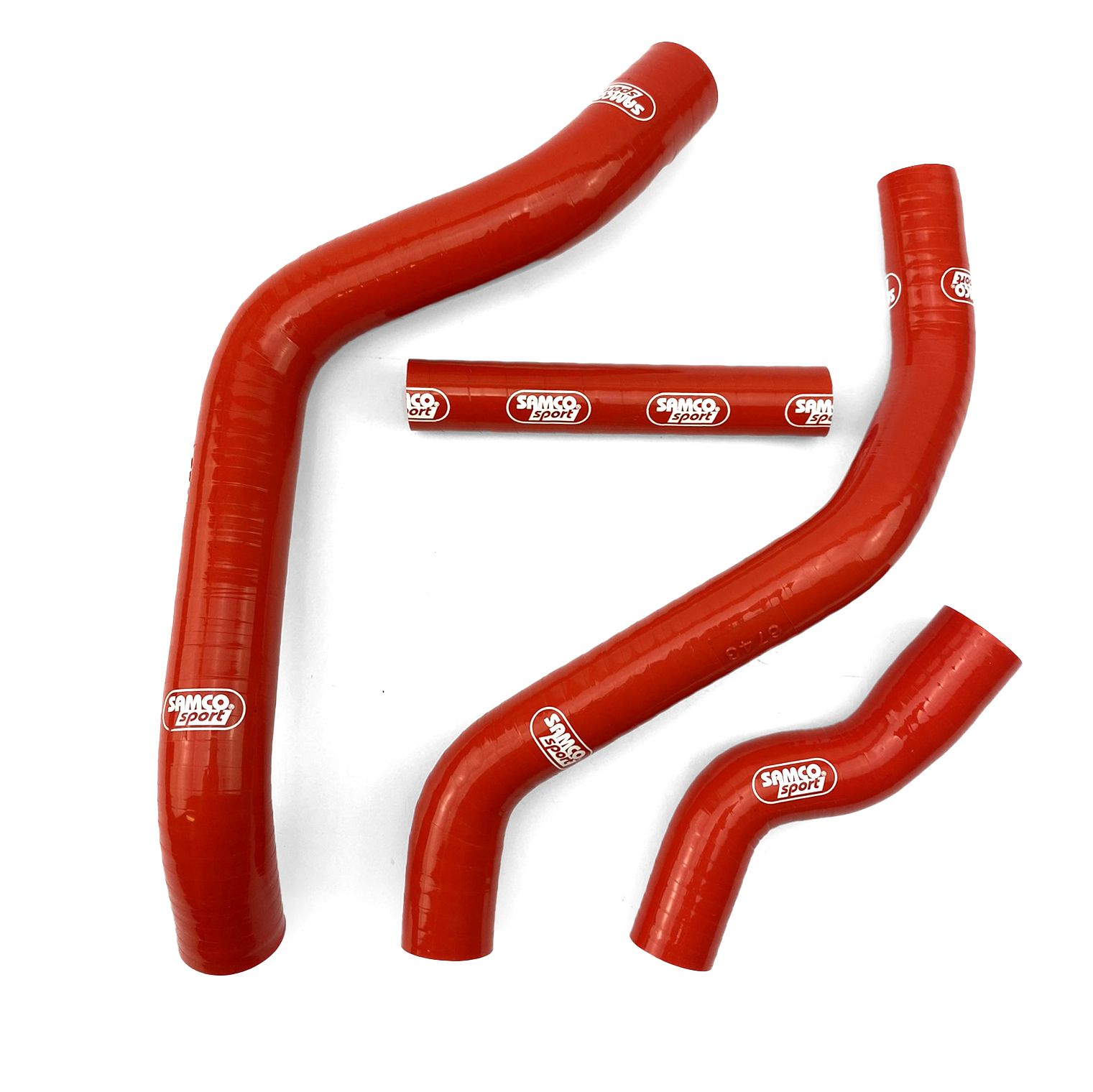 SAMCO HOSE KIT YAMAHA YZF 250 2024, 4 PIECE KIT, RED, YAM-100-RD