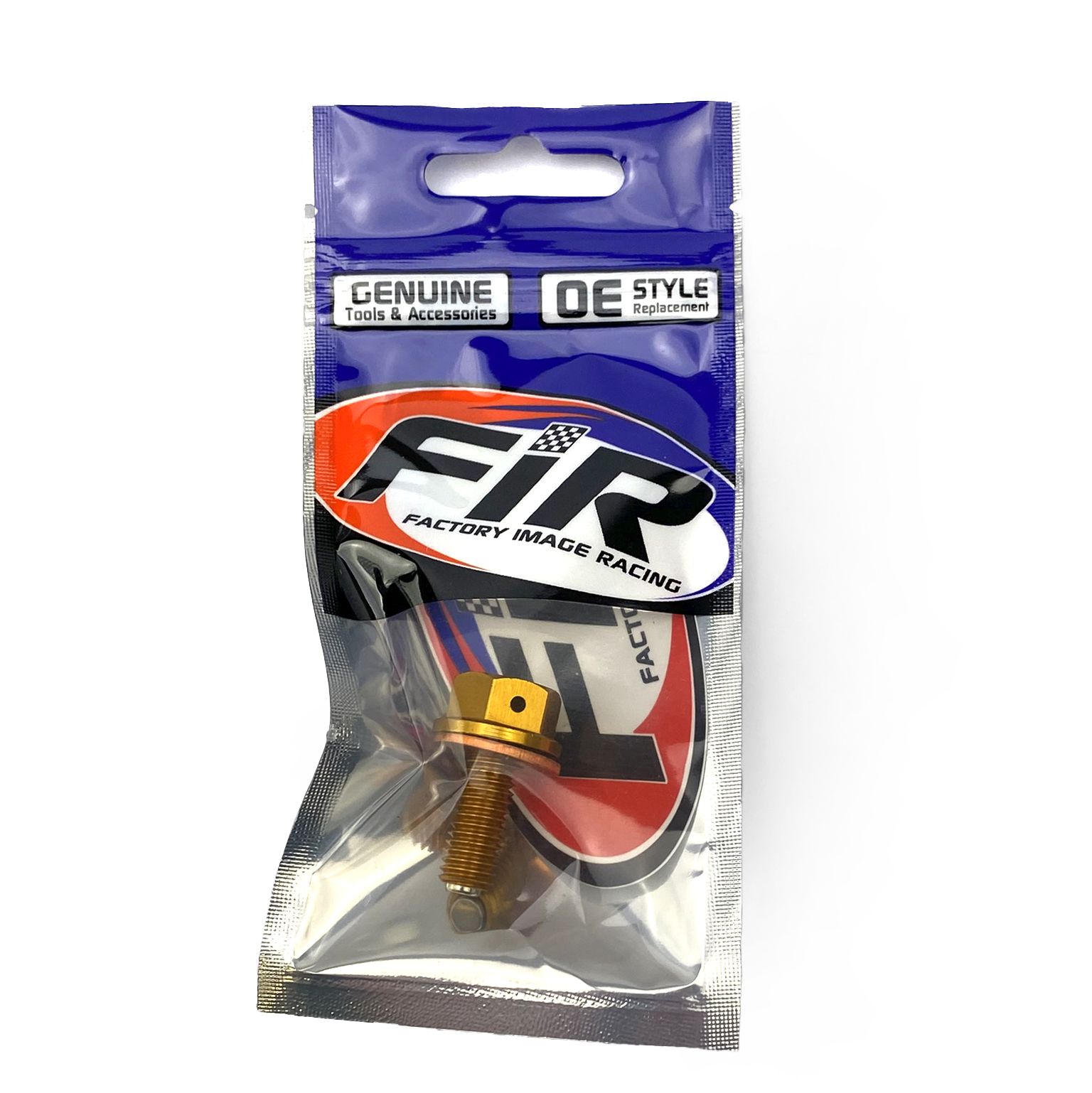 MAGNETIC OIL DRAIN PLUG M8x1.25, CRF 450/250 RMZ 450, GOLD - Image 3