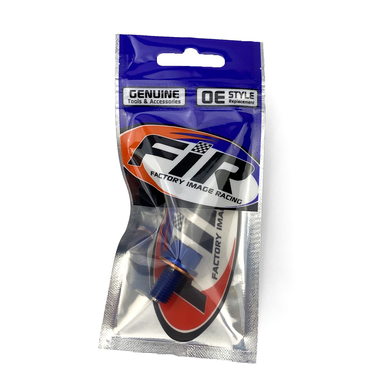 MAGNETIC OIL DRAIN PLUG M10x1.25, YZ 125 250 YZF 250 450 WRF, BLUE