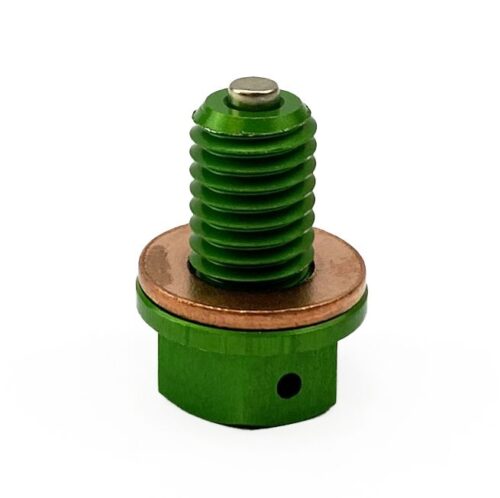 MAGNETIC OIL DRAIN PLUG M10x1.50, KX 65 85 125 250 KXF 250 450, GREEN 92066-1437