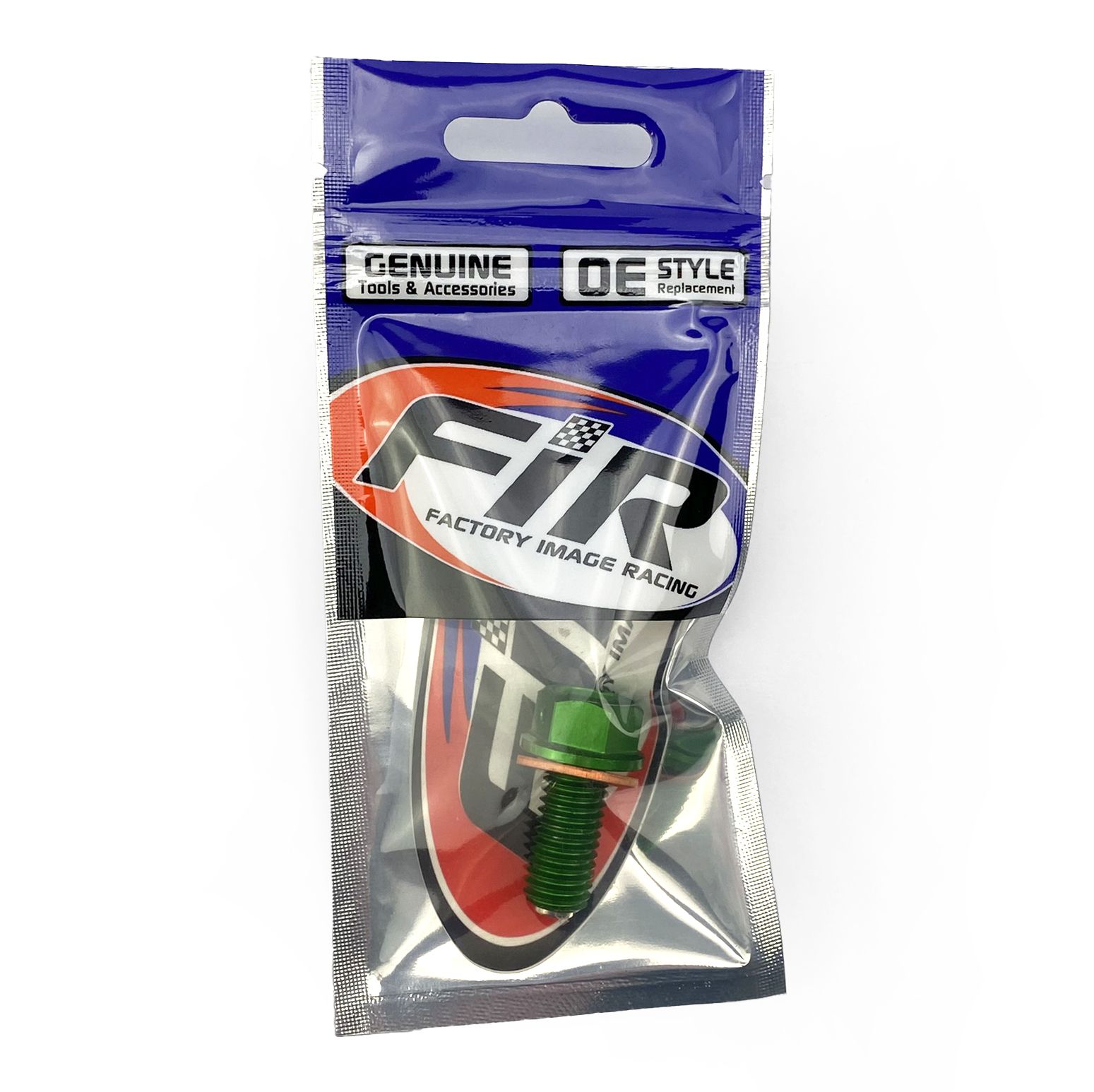 MAGNETIC OIL DRAIN PLUG M10x1.50, KX 450 F KLX 450 R, GREEN