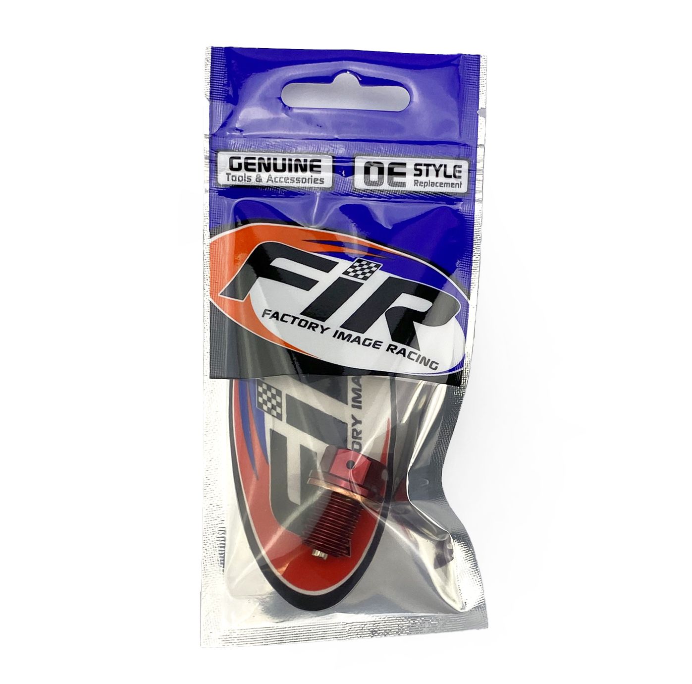 MAGNETIC OIL DRAIN PLUG M12x1.50, 90015-KA3-711, 90340-12006-00, RED - Image 3