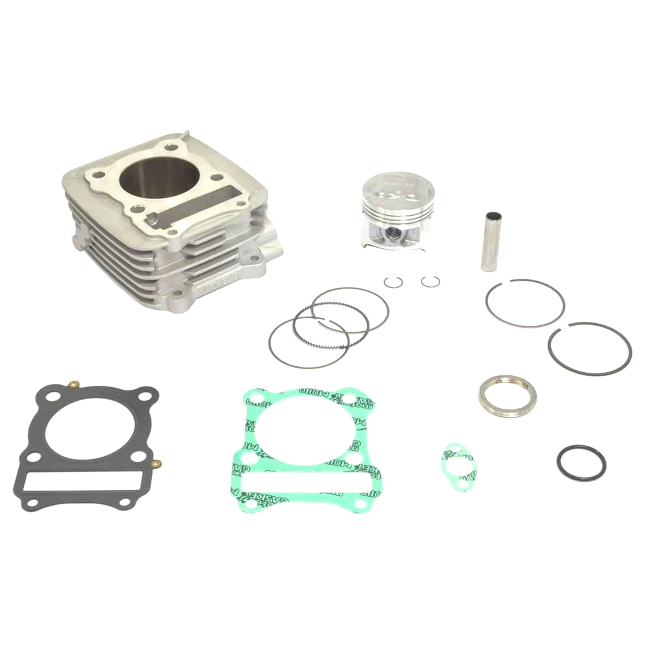 CYLINDER FULL KIT 63MM SUZUKI DR-Z 125 03-16, ATHENA P400510100018 152CC BIG BORE, (Piston Included)