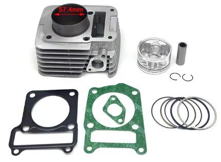 CYLINDER KIT 57.40mm BIG BORE YAMAHA YBR TTR L E BIG BORE 150CC