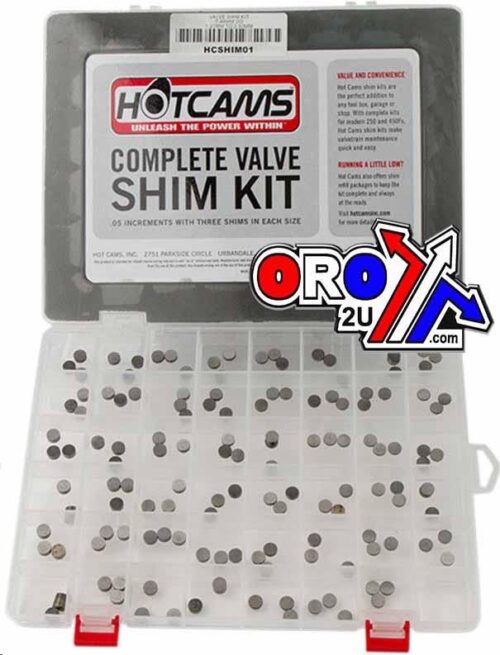 VALVE SHIM KIT 9.48mm 141pcs, HOTCAM HCSHIM02