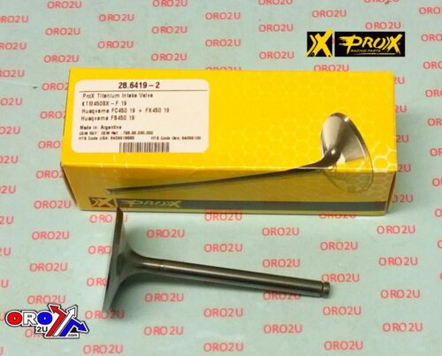 VALVE INTAKE TITANIUM KTM 450 SX-F 2019-25, PROX 28.6419-2, KTM, HUSQVARNA