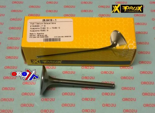 VALVE EXHAUST TITANIUM KTM 450 19-25, PROX 28.6419-1, 79536531000, KTM, HUSQVARNA