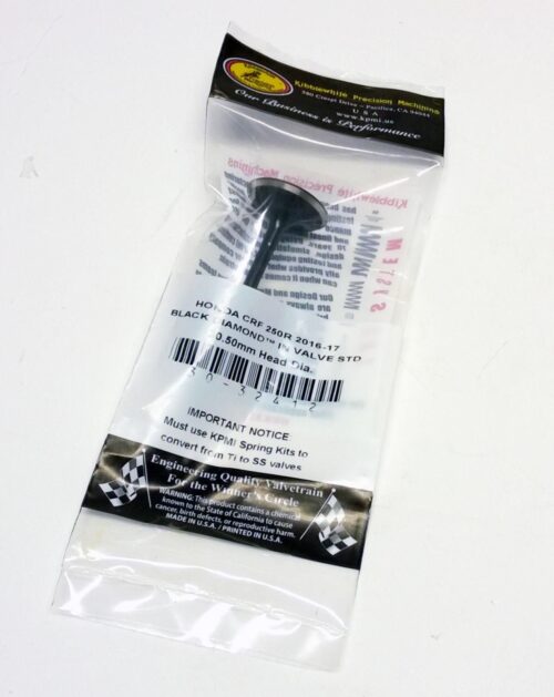 VALVE INTAKE CRF250R 16-17, KIBBLEWHITE 30-32412, 14711-KRN-A40, HONDA MX