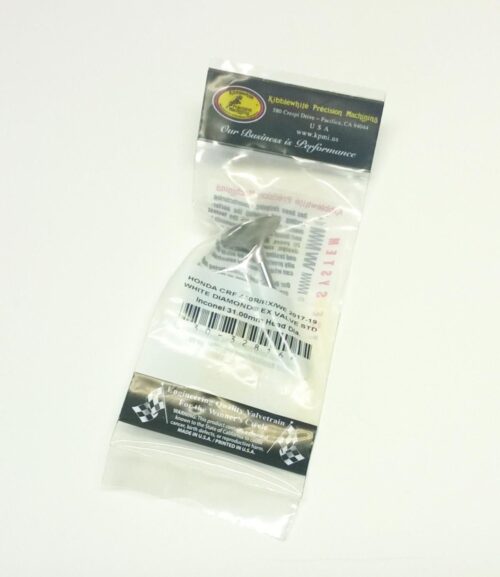 VALVE EXHAUST CRF450R 17-20, 30-32816K KIBBLEWHITE, WHITE DIAMOND
