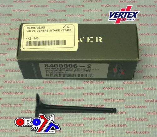 VALVE INTAKE STEEL, VERTEX 8400006-2 CENTRE, YAMAHA YZF400, 5BE-12111-10-00