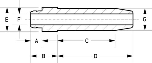 VALVE GUIDE INTAKE BRONZE STD, KIBBLEWHITE 96-96270