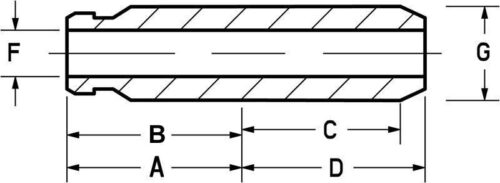 VALVE GUIDE INTAKE BRONZE STD, KIBBLEWHITE 30-31270, HONDA CRF450R 09-12