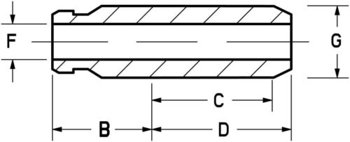VALVE GUIDE INTAKE BRONZE STD, KIBBLEWHITE 30-30170, HONDA XR650R 00-07