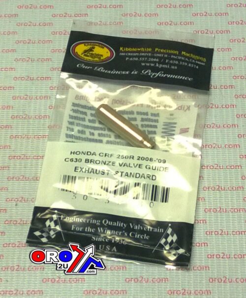 VALVE GUIDE EXHAUST BRONZE STD, HONDA CRF250R 08-09, KIBBLEWHITE 30-31180