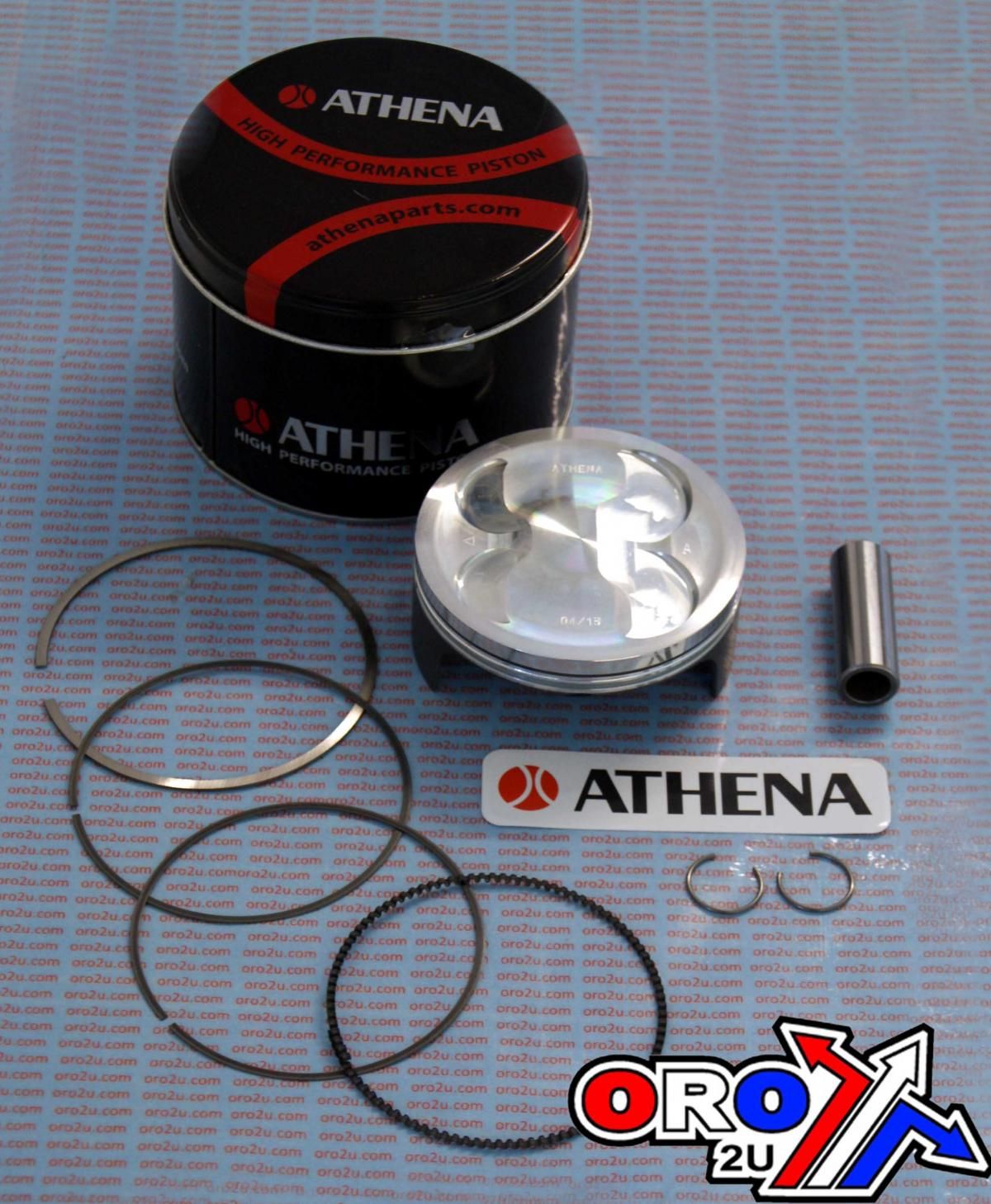 PISTON KIT B 83MM SUZ RM-Z/KAW KX 250 07-22, ATHENA S5F08300005B 290CC BIG BORE, KIT B