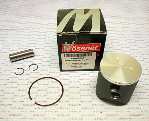 PISTON 02-04 CR250 68.50 1RING, WOSSNER 8164D210 FORGED KIT