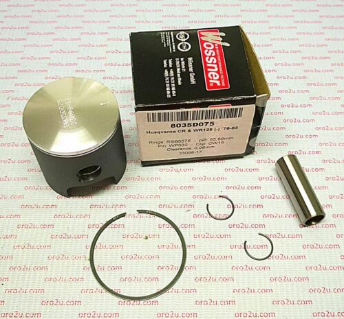 PISTON 76-83 CR/WR125 56.00, WOSSNER 8035D100 HUSQVARNA
