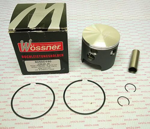 PISTON KIT 1984 KTM250 72.00, WOSSNER 8050D100
