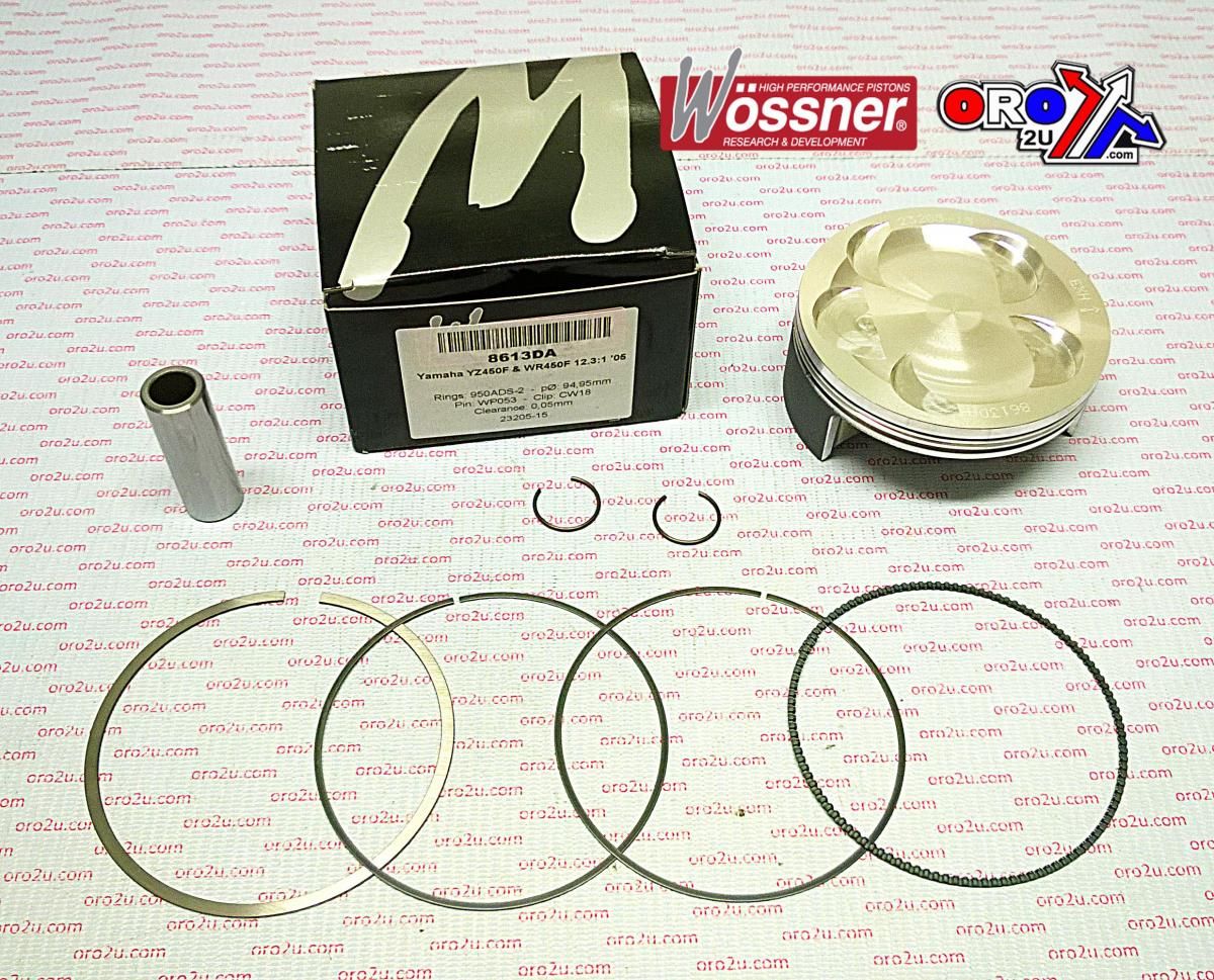 PISTON KIT 05 YZF/WR450F 95.00, WOSSNER8613DC - Image 2