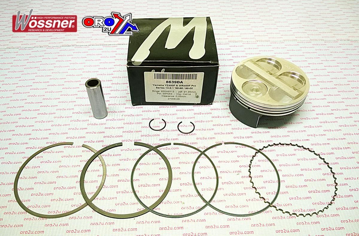 PISTON 98-00 YZF/WR400F 92 HC, WOSSNER PISTON KIT 8639DB - Image 4