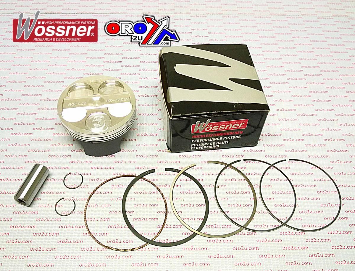 PISTON KIT YZF WRF 250 3-RING, WOSSNER 8712DA 08-13 77mm
