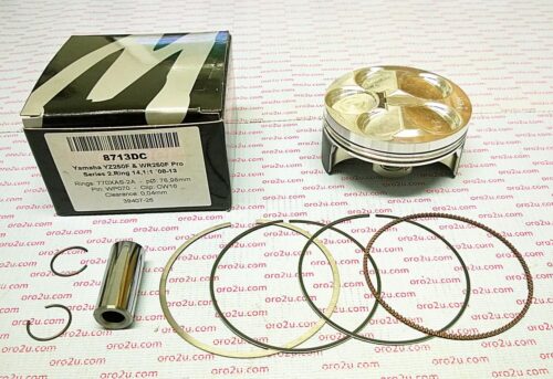 PISTON KIT YZF WRF 250 2-RING, WOSSNER 8713DC 08-13 77mm