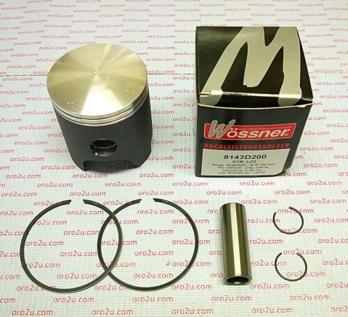 PISTON KIT KTM125 LC2 57.00, FORGED WOSSNER 8143D100