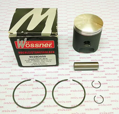 PISTON KIT 85-91 RG125 55.00, FORGED WOSSNER 8028D100