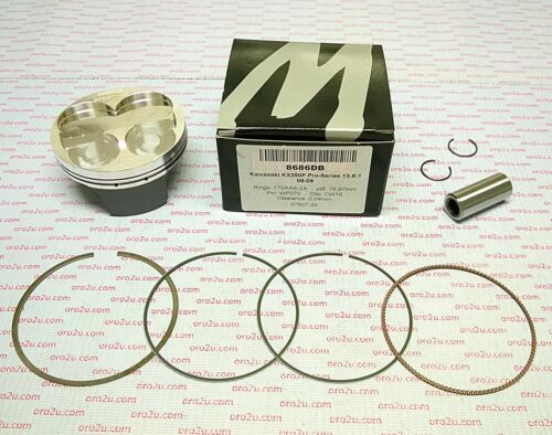 PISTON KIT 06-09 KXF250 77 HC, FORGED WOSSNER 8686DB