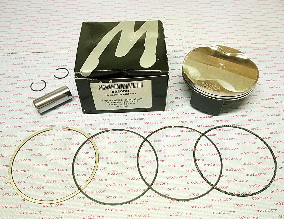 PISTON KIT 2015 KX450F 96.00 B, WOSSNER 8920DB KAWASAKI