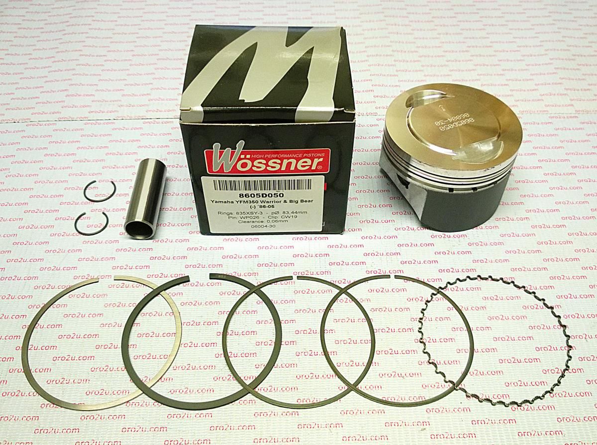 PISTON KIT 95-05 YFM350 84.00, FORGED WOSSNER 8605D100 - Image 4