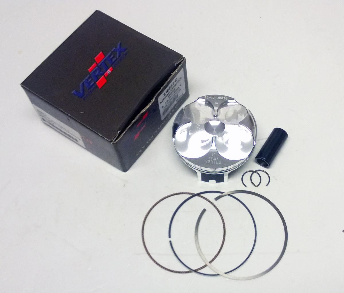 PISTON KIT VERTEX 78.0 A HC KAWASAKI KX 250 2020, VERTEX 24457A HC COMPR 14,9:1 - Image 2