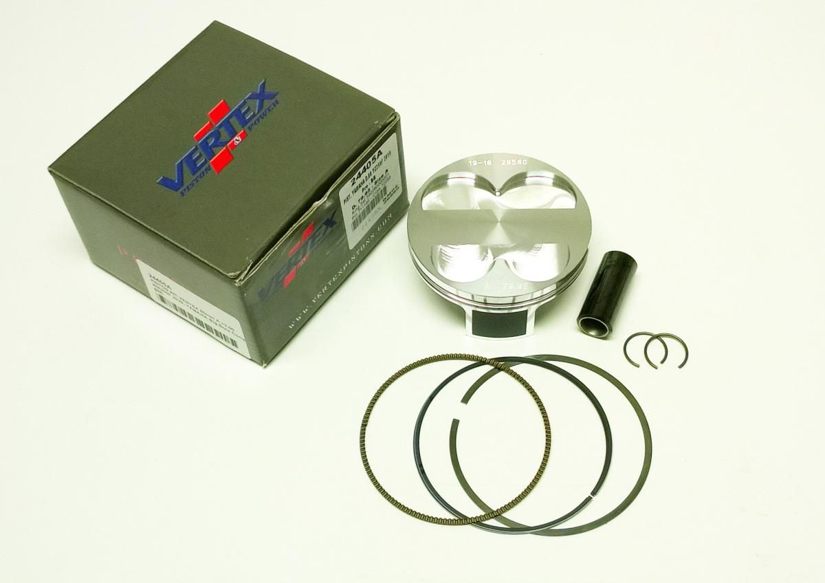 PISTON KIT VERTEX 80.0 A YAMAHA WR/YZ 250 19-22, VERTEX 24405A OS+3:00 BIG BORE COMPR 13.8:1