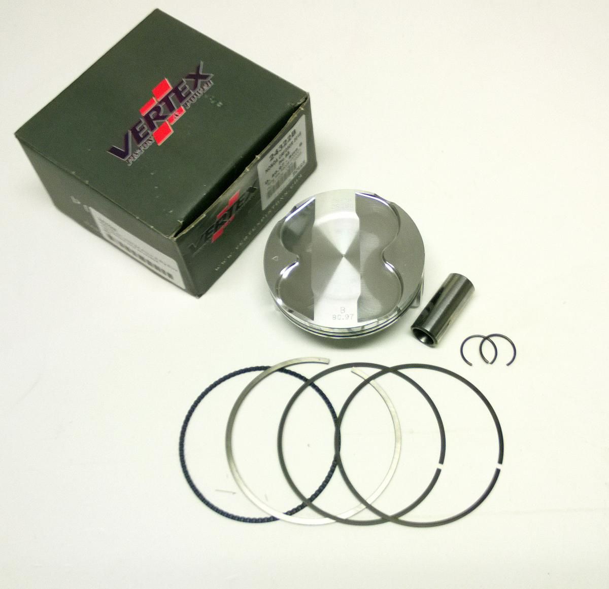 PISTON KIT VERTEX 81.0 A HONDA CRF 250 R/RX 18-22, VERTEX 24322A OS+3:00 BIG BORE COMPR 13,9:1