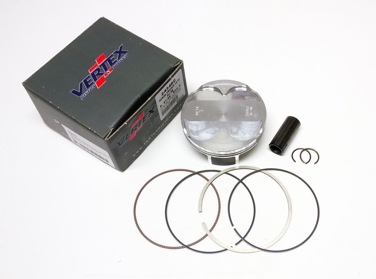 PISTON KIT VERTEX 82.0 A HONDA CRF 250 R/RX 18-22, VERTEX 24348A OS+4:00 BIG BORE COMPR 13,9:1