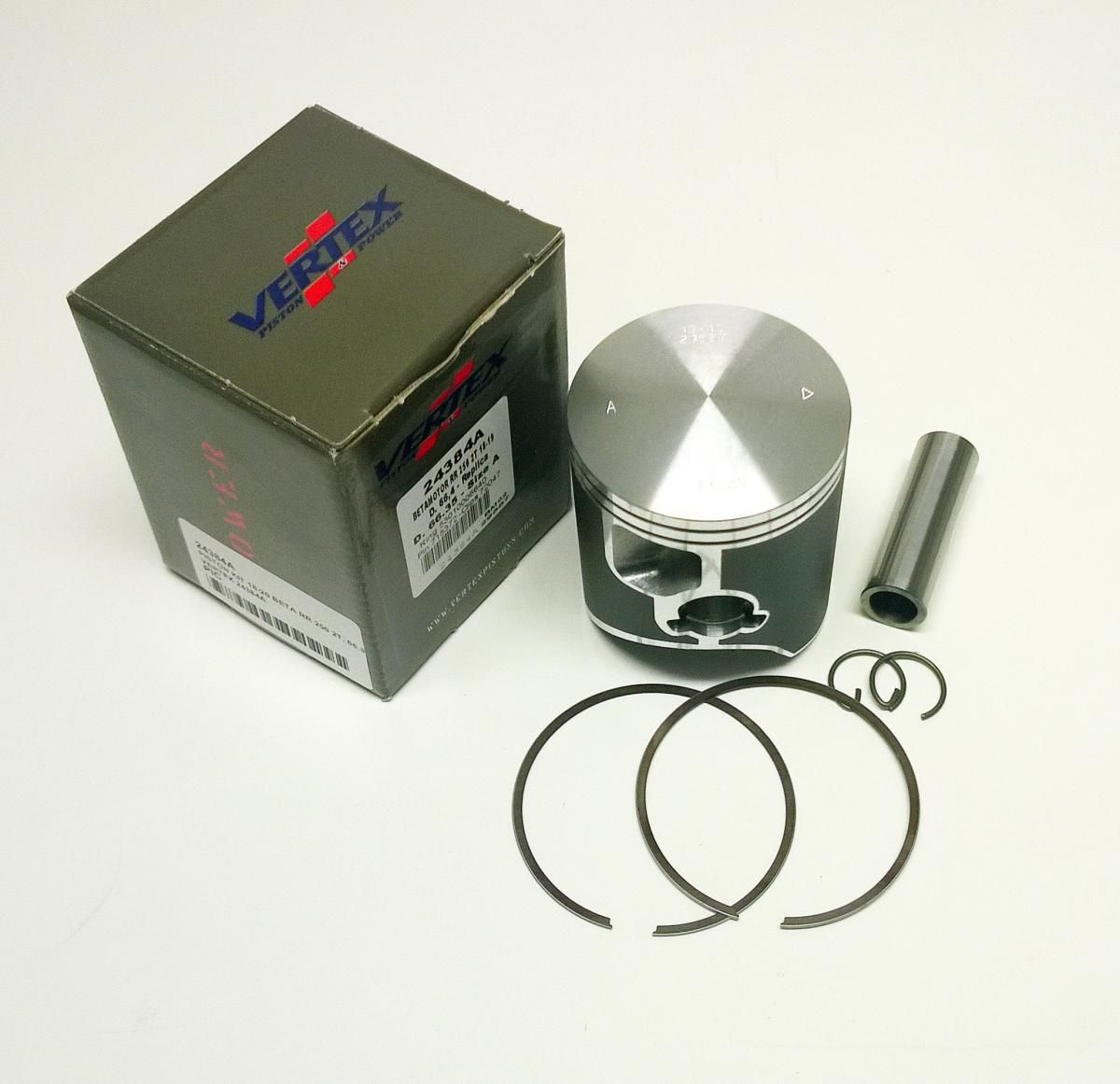 PISTON KIT VERTEX 66.4 A BETA RR 250 2T 18-23, VERTEX 24384A XTRAINER - Image 2