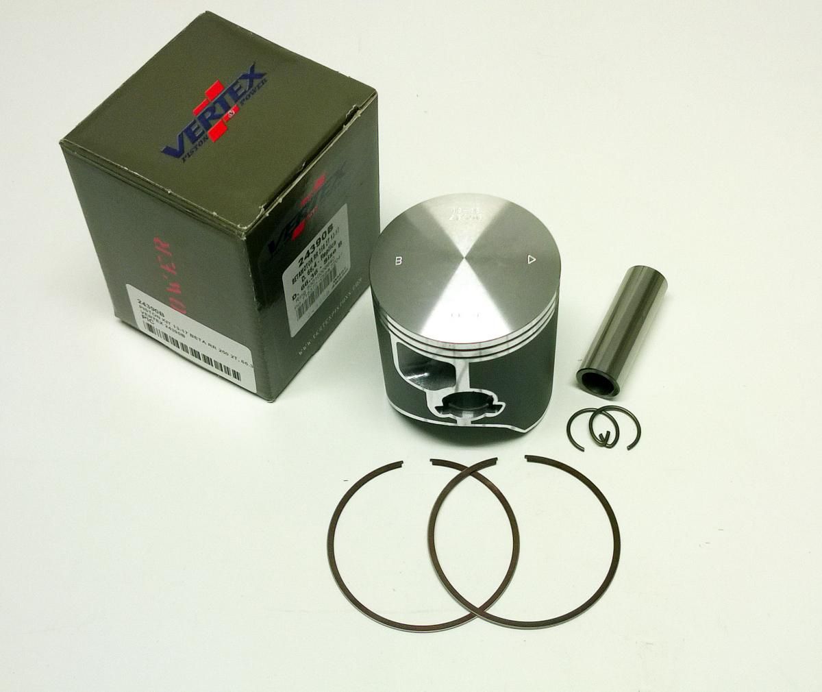 PISTON KIT VERTEX 66.4 B BETA RR 250 2T 13-17, VERTEX 24390B XTRAINER - Image 2