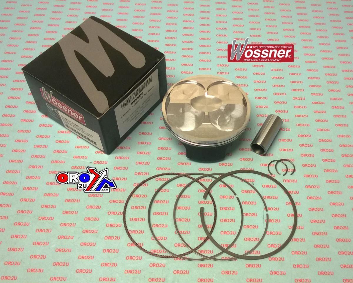 PISTON KIT 2015 KX450F 96.00 A, WOSSNER 8955DA KAWASAKI 13001-0766, HIGH COMPRESSION 13.8