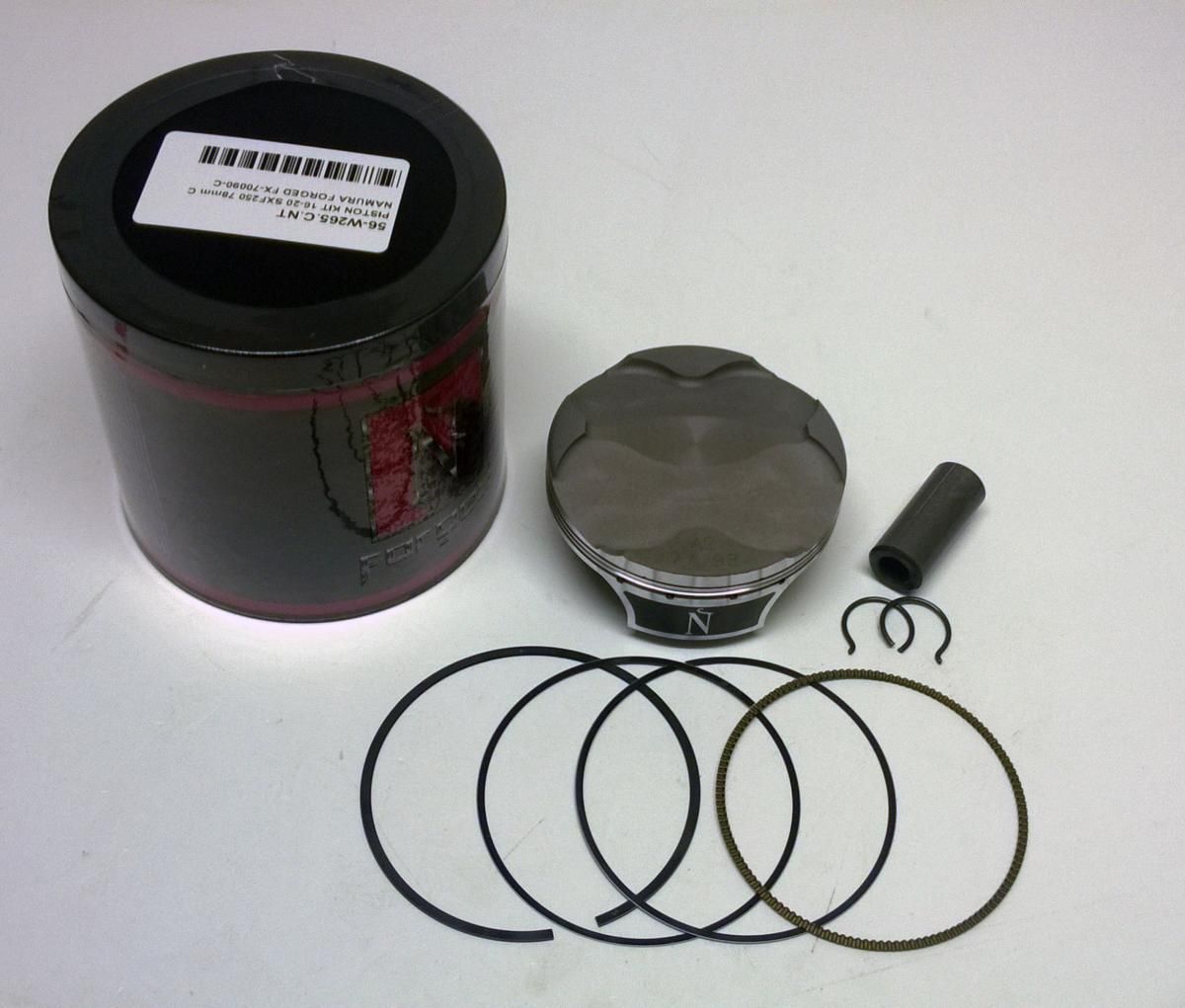 PISTON KIT 16-22 SXF250 78mm B, NAMURA FORGED FX-70090-B