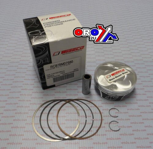 PISTON KIT 10-15 CRF250 RACE, WISECO RC878M07680 Glide Skirt