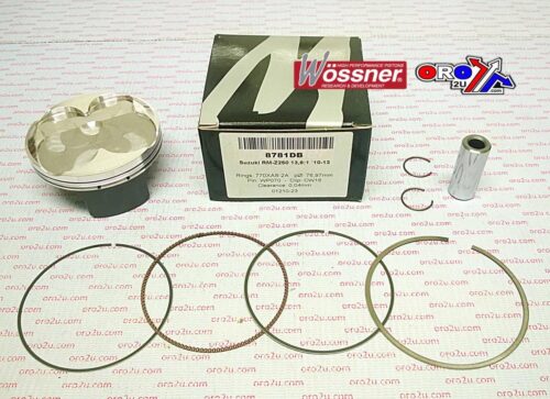 PISTON KIT 10-22 RMZ250 77mm A, 8781DA WOSSNER SUZUKI 12111-49H00-0F0