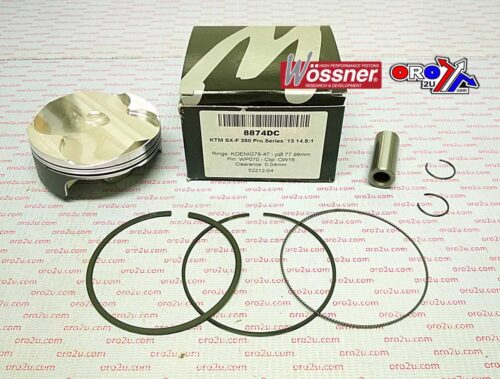 PISTON KIT 13-16 SXF250 78mm B, WOSSNER 8874DB HC KTM