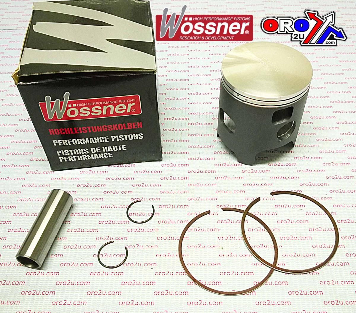 PISTON KIT 92-01 KX250 68.00, WOSSNER 8026D160 KAWASAKI MX