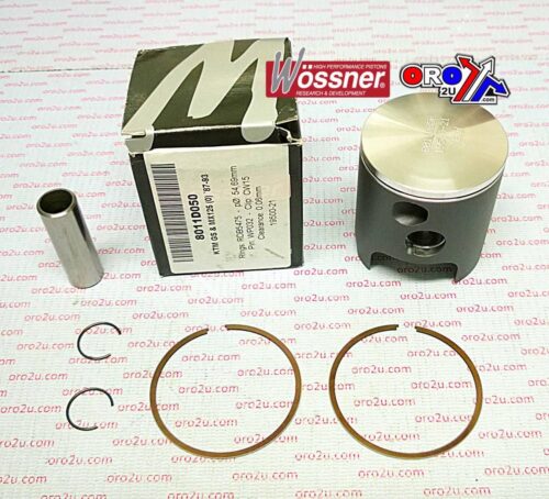 PISTON KIT 87-93 KTM125, WOSSNER 8011DA FORGED MX