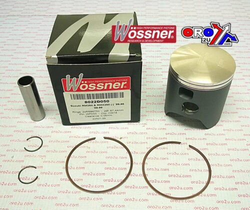 PISTON KIT 89-95 RM250 67.50, WOSSNER 8022D050 SUZUKI MX