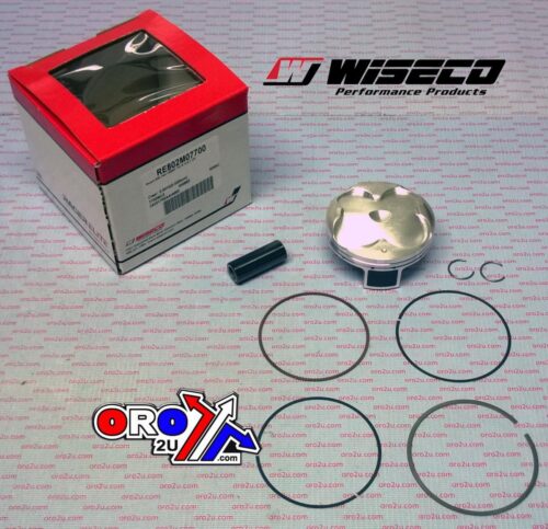 PISTON KIT YZF250 16-18 14.5:1, WISECO RE802M07700 77mm, RACERS ELITE Asymmetric Skirt