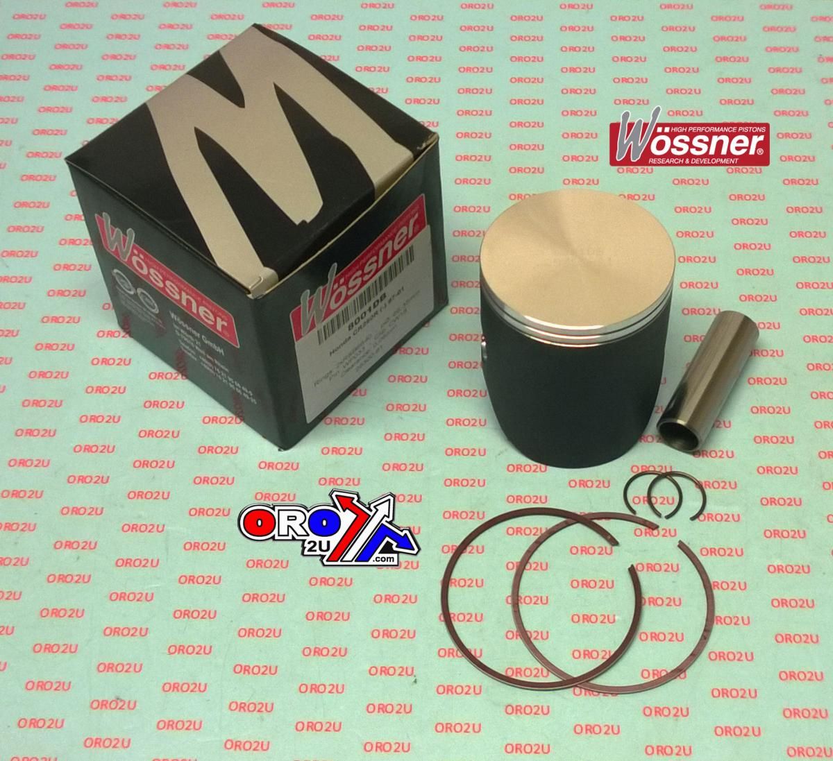 PISTON KIT 97-01 CR250 66.40 B, WOSSNER 8001DB HONDA MX - Image 3